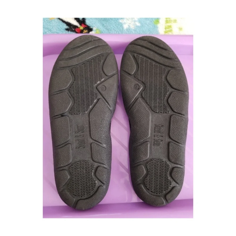 Vintage 90s Men’s Black Mesh SAND & SUN Summer Beach Pool Water Shoes Size 9